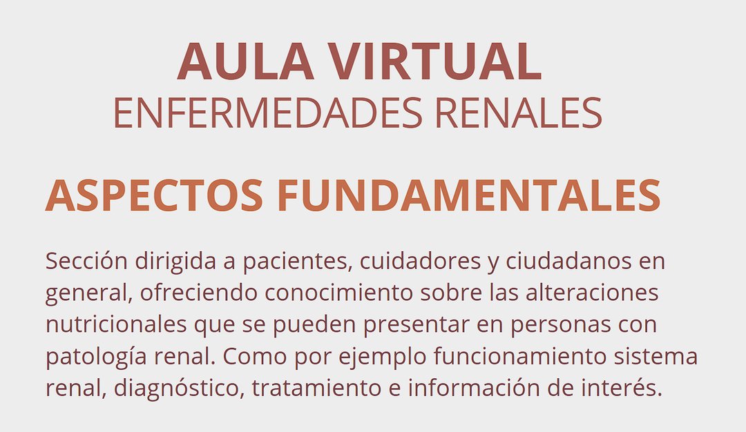 Si sufres de algún tipo de #enfermedad #renal, o alguien de tu entorno, te interesará saber que @sociedadSEEN pone a tu disposición su #AulaVirtual para #pacientes Encuentra consejos, recomendaciones, cuidados... todo de la mano de los especialistas 👉 swki.me/vJxV7ChN