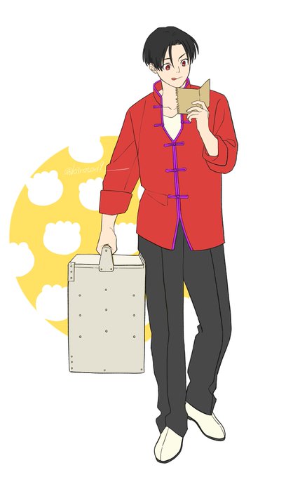 「black hair suitcase」 illustration images(Latest)