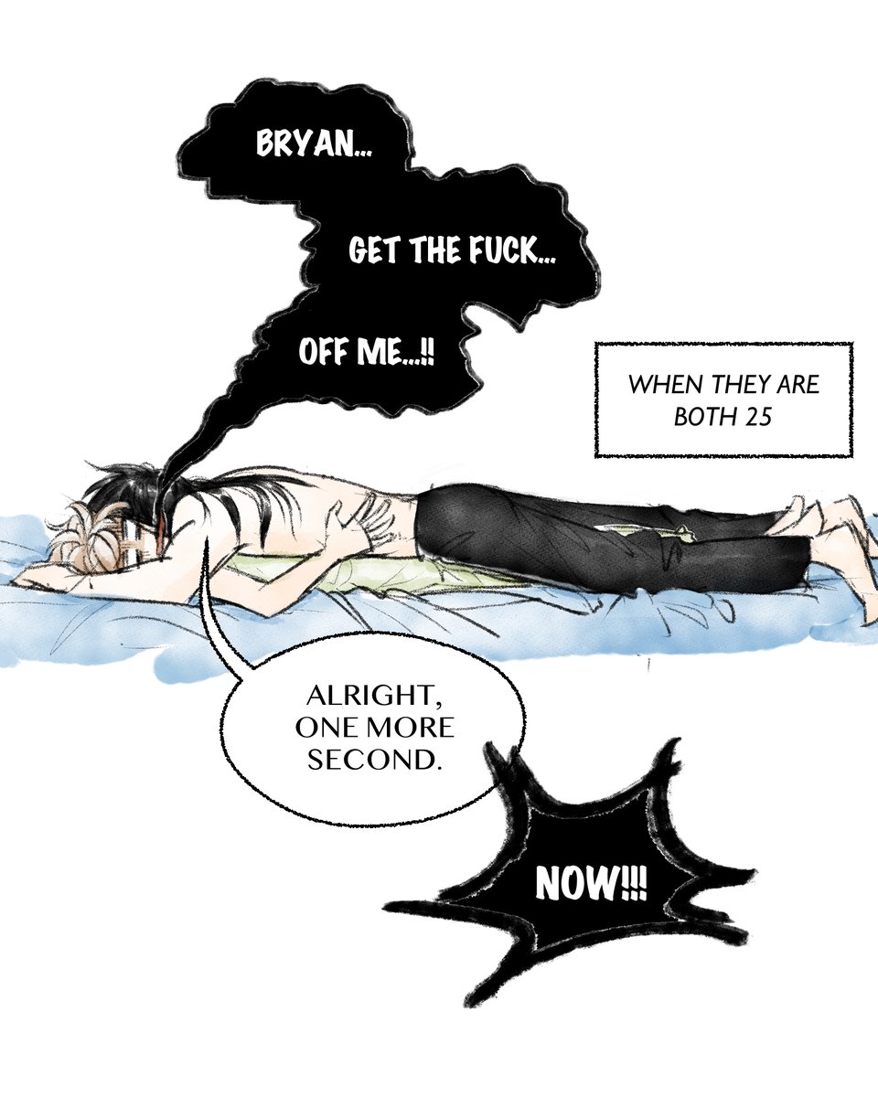 VayadhammaComic's tweet image. #zoeswheeloflife extra: Bryan's Revenge. :-P
THIS IS A WORLD-TRAVELLING STORY. And the time flows differently in the two worlds. So when the second time Zoe travels back to Bryan's world, 15 years has passed for him while only 3 for Zoe. check my profile link to read #manga