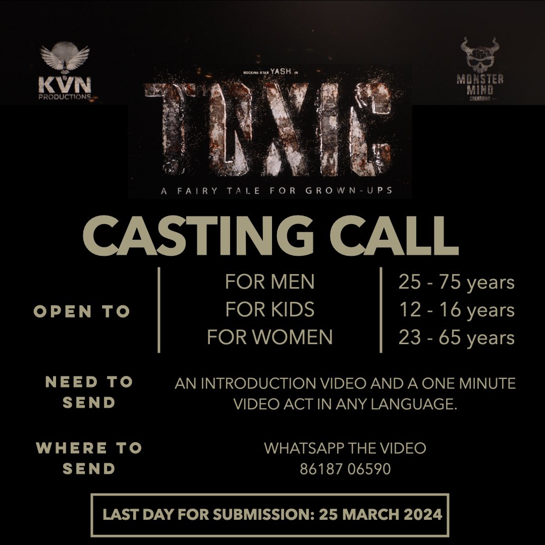 #toxic audition

#yash19 #rockingstaryash #firstdayfirstshowkannada