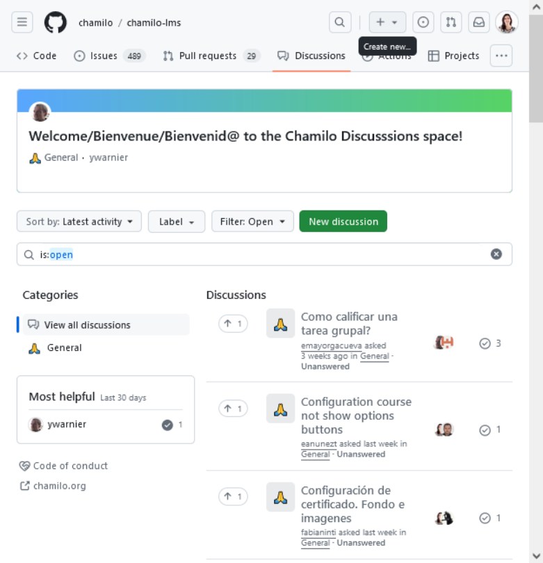 Asociación Chamilo tweet media