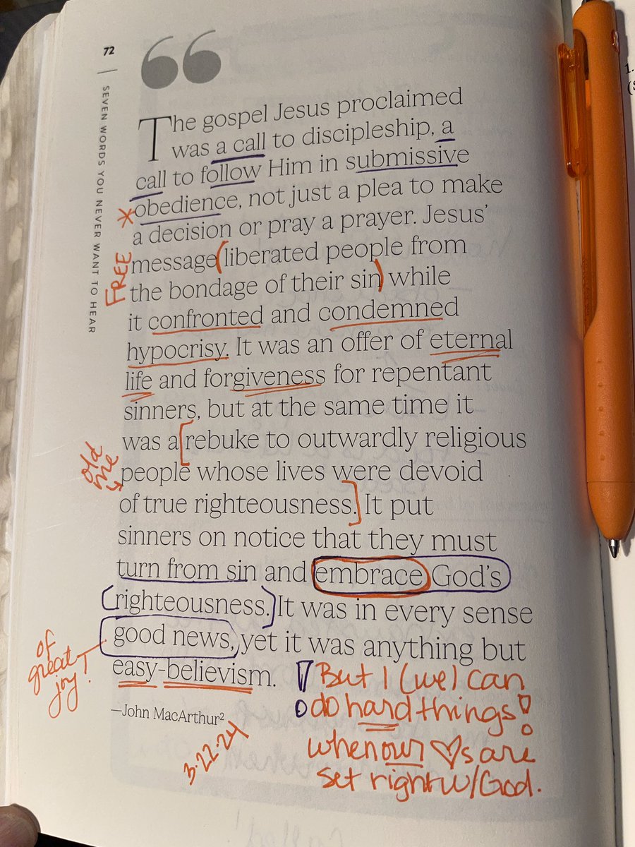 TrimpeChristine's tweet photo. Wow! @johnmacarthur summed up my life (my history, my current walk with the Lord) in one quote! How did he get into my brain?!?
#BibleandBeans #HardTruths #GoodNewsofGreatJoy #JoySeeker https://t.co/tehIlf60K6