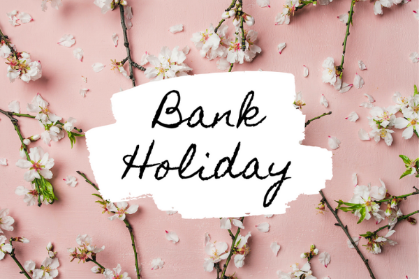 We hope you're having a great bank holiday!