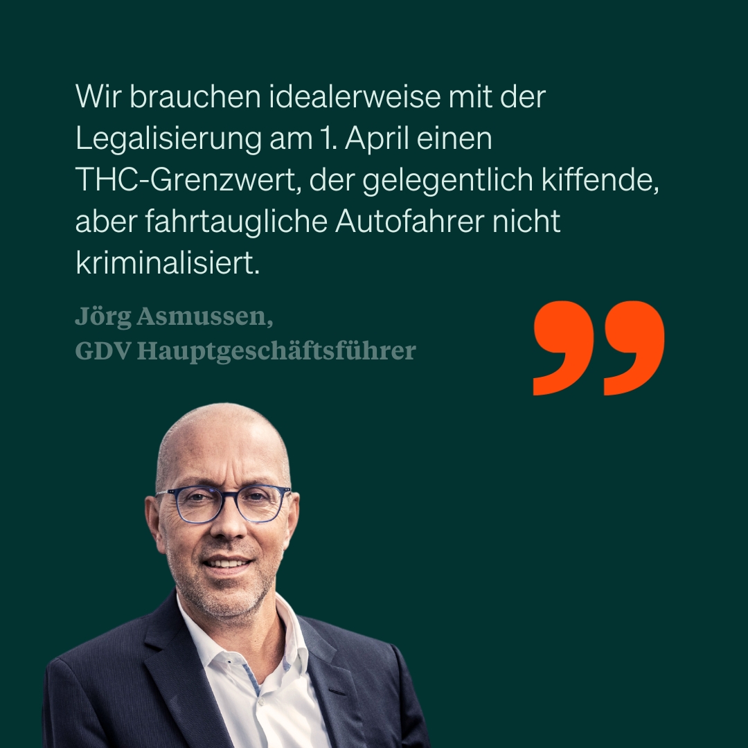 Der Bundesrat hat den Weg für die umstrittene Cannabis-Legalisierung freigemacht. Die Versicherer fordern die Bundesregierung auf, möglichst schnell klare Regeln für den Cannabis-Konsum im Straßenverkehr zu schaffen. Zur #GDV Position👉: gdv.de/gdv/medien/med…, @JoergAsmussen