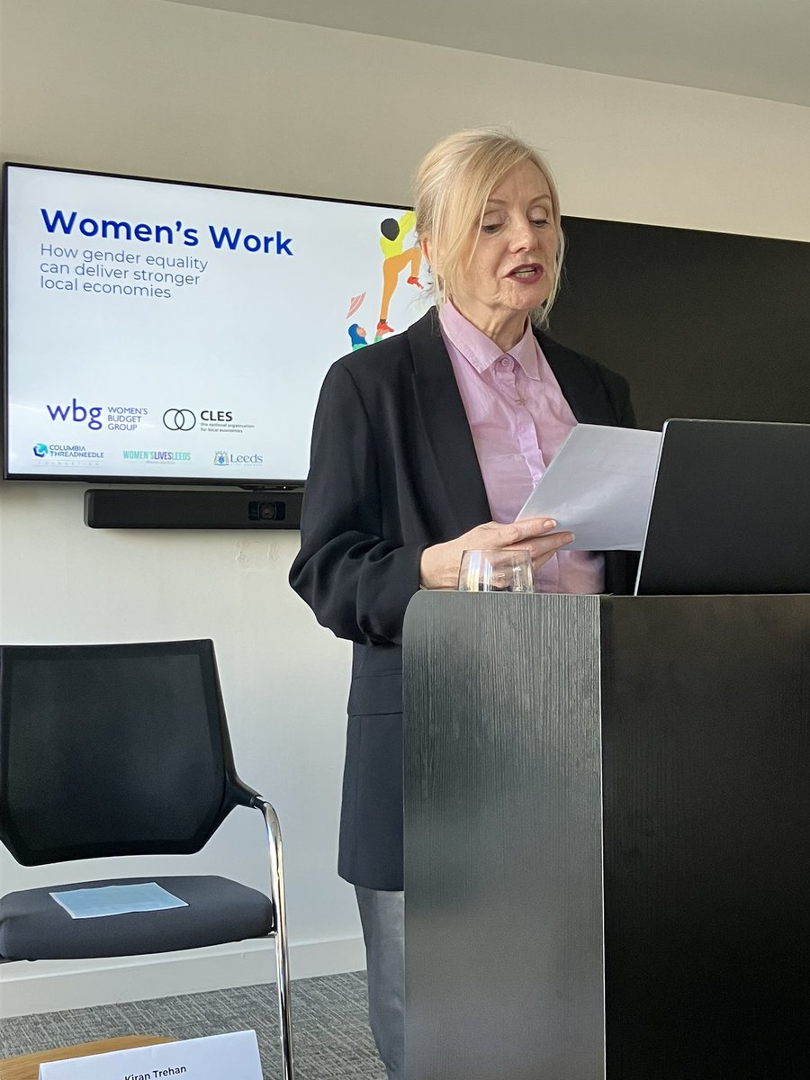 The next WYCA economic strategy will look at how to support childcare provision, flexible working and other measures to ensure more women have the same economic opportunities as men, says @TracyBrabin at the launch of #WomensWork