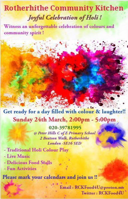 Let's splash colors, dance to vibrant beats, and celebrate the joyous spirit of Holi together! 🎉 Join us for an unforgettable festival of colors filled with laughter, love, and endless fun! @SpringCommHub @cosouthwark @BallersAcademy_