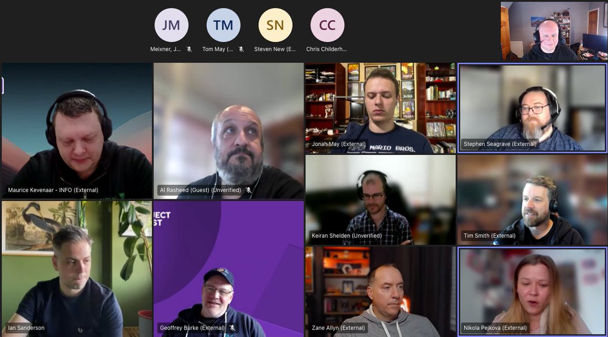 Weekly @VeeamVanguard catch up. Topics: VeeamOn 2024 sessions, Summit food and Scooter safety. @mkevenaar @al_rasheed @JonahMayRocks @stephense @Steveeamer @ian0x0r @cchilderhose @tsmith_co @Keiran_shelden @mayhem_1978 @NikolaPejkova @allynz