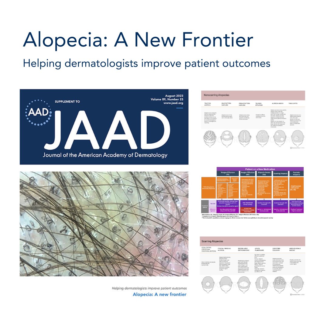 The JAAD supplement “Alopecia: A New Frontier” can help dermatologists differentiate between the various types of #alopecia and identify correct treatments. Access the supplement for free and earn up to 8 hours of #CME credit after completing the test. jaad.org/issue/S0190-96…