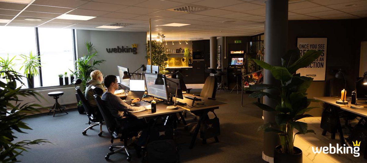 Webking_AB's tweet photo. Det nya Webkingkontoret blev fantastiskt bra! Här kommer några tips hur du kan skapa en roligare arbetsmiljö!🎮 https://t.co/BpXSFkf5U3 https://t.co/10GPGVK9LQ