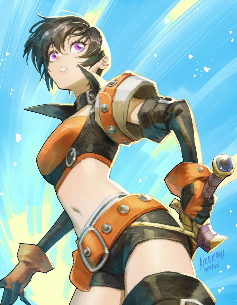 My tribute to Inomata Mutsumi Sensei.
Rutee from Tales of Destiny.
#いのまたむつみ先生ありがとう