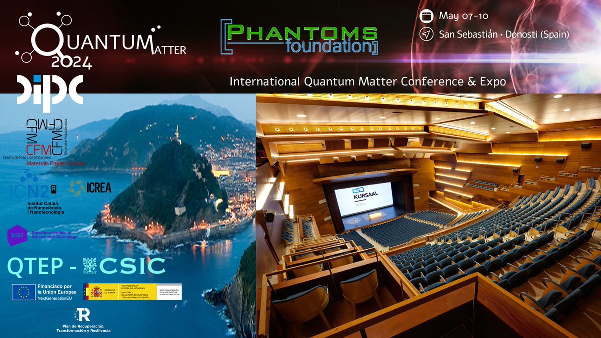 QUANTUMatter event will host between 600-700 attendees, all oral contributions now available at : quantumconf.eu/2024/orals.php  #quantumconference #quantuminformation #quantummatter #quantumtechnologies #QuantumComputing