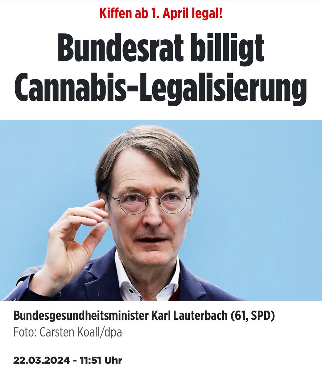 Dieser Gesundheitsminister #Lauterbach hat Meilensteine erreicht: Das eh schon marode Gesundheitssystem fast voll an die Wand gefahren, Medikamentenengpässe gestaltet, eine PLANdemie Impfung zur Bevölkerungsreduktion für die Pharmaindustrie verkauft und Kiffen legalisiert 🤢💸😈