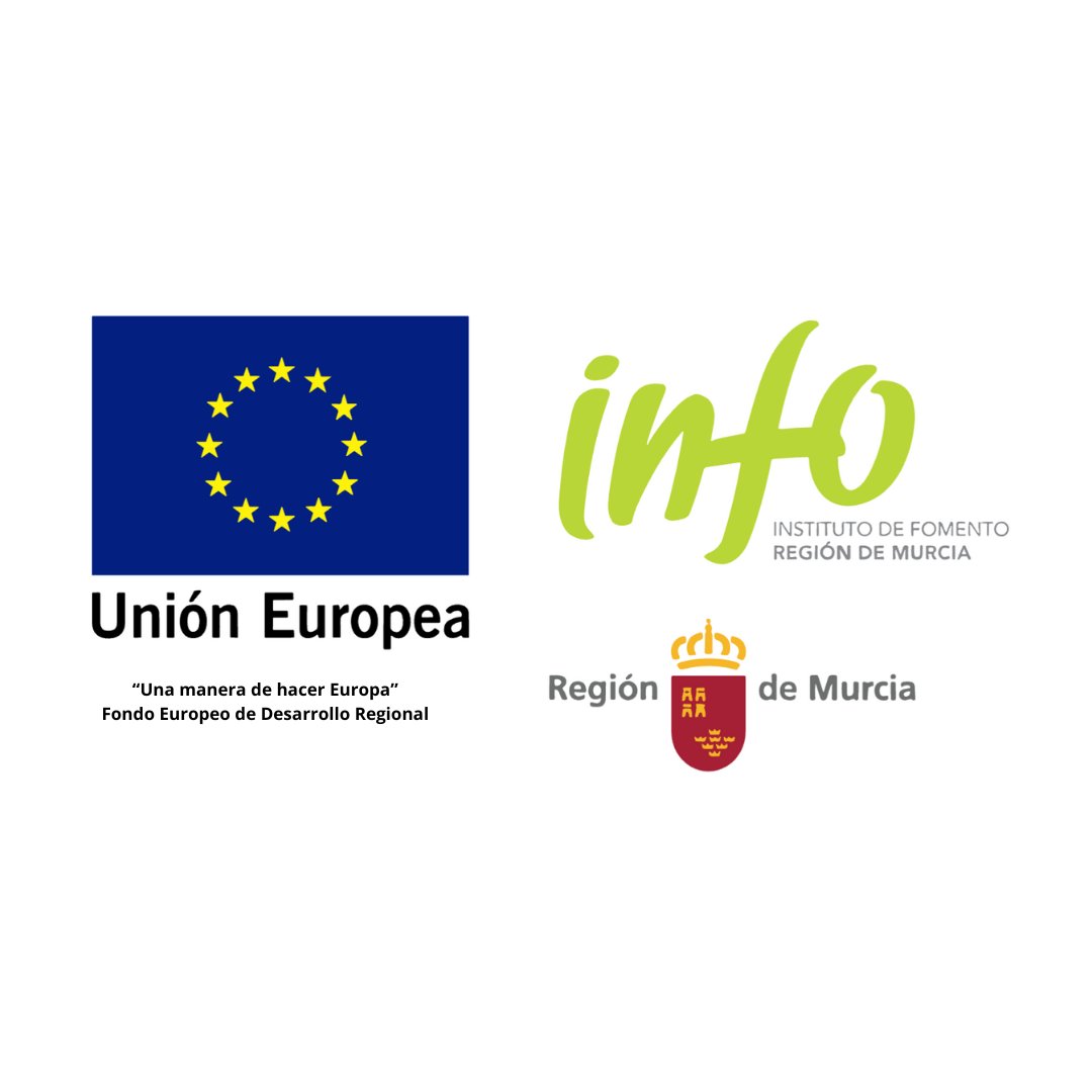 𝗕𝗼𝗱𝗲𝗴𝗮𝘀 𝗟𝗮 𝗣𝘂𝗿𝗶́𝘀𝗶𝗺𝗮 𝗮𝘀𝗶𝘀𝘁𝗶𝗼́ 𝗱𝗲𝗹 𝟭𝟬 𝗮𝗹 𝟭𝟮 𝗱𝗲 𝗺𝗮𝗿𝘇𝗼 𝗮 𝗣𝗿𝗼𝘄𝗲𝗶𝗻 𝟮𝟬𝟮𝟰 Esta actuación está cofinanciada a través del Fondos FEDER, el INFO (Instituto de Fomento de la Región de Murcia) y la Unión Europea.