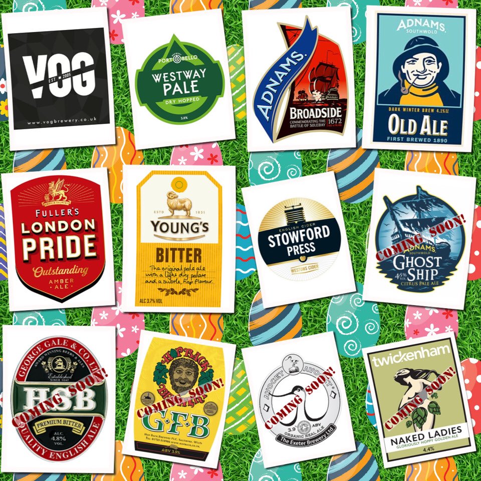 PARK TAVERN (@perfectpubcouk) on Twitter photo On the bar today!
Beer Board: bit.ly/2VtVRoA
<a href="/vogbrewery/">VOG Brewery</a> <a href="/PortobelloBeer/">Portobello Beer</a> <a href="/Adnams/">Adnams Southwold</a> <a href="/Fullers/">life</a> <a href="/YoungsBeer/">Young's Beers</a>
#RealAleFinder โฆ<a href="/CAMRASurrey/">CAMRA Surrey</a>โฉ <a href="/CAMRAKL/">CAMRA - Kingston & Leatherhead</a>โฉ โฆ<a href="/CAMRAswl/">CAMRA SW London</a>โฉ <a href="/FriendsOfKings1/">@friendsofkingstongate</a> <a href="/KtonToday/">Kingston Now</a> <a href="/kt2_me/">KT2&Me</a> On the bar today!
Beer Board: bit.ly/2VtVRoA
<a href="/vogbrewery/">VOG Brewery</a> <a href="/PortobelloBeer/">Portobello Beer</a> <a href="/Adnams/">Adnams Southwold</a> <a href="/Fullers/">life</a> <a href="/YoungsBeer/">Young's Beers</a>
#RealAleFinder โฆ<a href="/CAMRASurrey/">CAMRA Surrey</a>โฉ <a href="/CAMRAKL/">CAMRA - Kingston & Leatherhead</a>โฉ โฆ<a href="/CAMRAswl/">CAMRA SW London</a>โฉ <a href="/FriendsOfKings1/">@friendsofkingstongate</a> <a href="/KtonToday/">Kingston Now</a> <a href="/kt2_me/">KT2&Me</a>