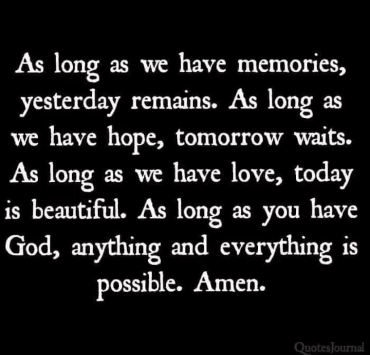 With God, Anything is Possible 
🙏🏼🤍✝️🕊️