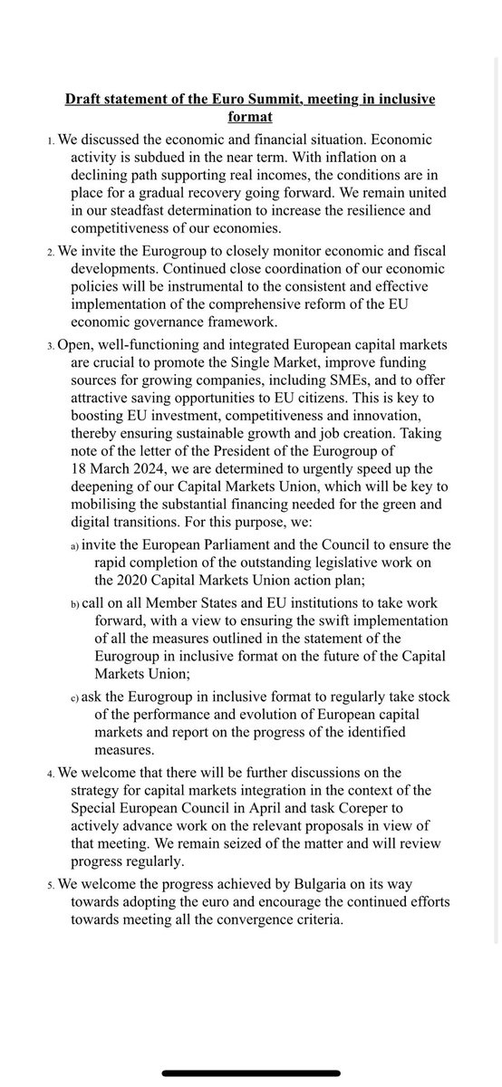 ❗️#Eurosummit conclusions adopted 👇