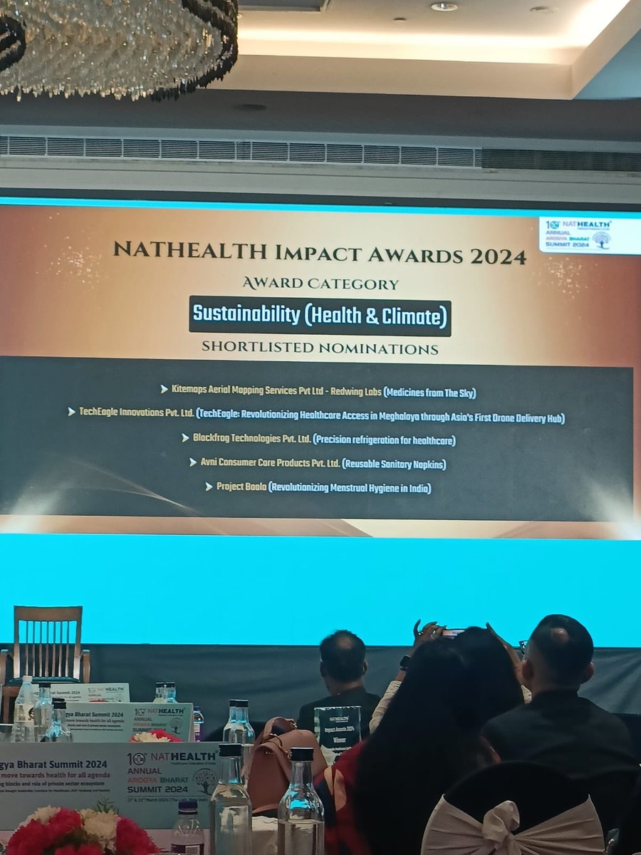 Project Baala was awarded as the Winner for NATHEALTH Impact Awards 'Health and Climate' category for Revolutionizing Menstrual Hygiene in India. We are grateful to NATHEALTH for recognising our work!