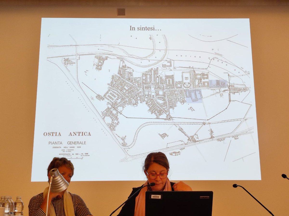 Nella giornata odierna dell'Ottavo Seminario Ostiense intervengono tra gli altri le funzionari archeologhe del Parco: Marina Lo Blundo e Cristina Genovese a proposito di Portus e Isola Sacra in età Flavia e Claudia Tempesta a proposto dei Magazzini tardorepubblicani a Ostia