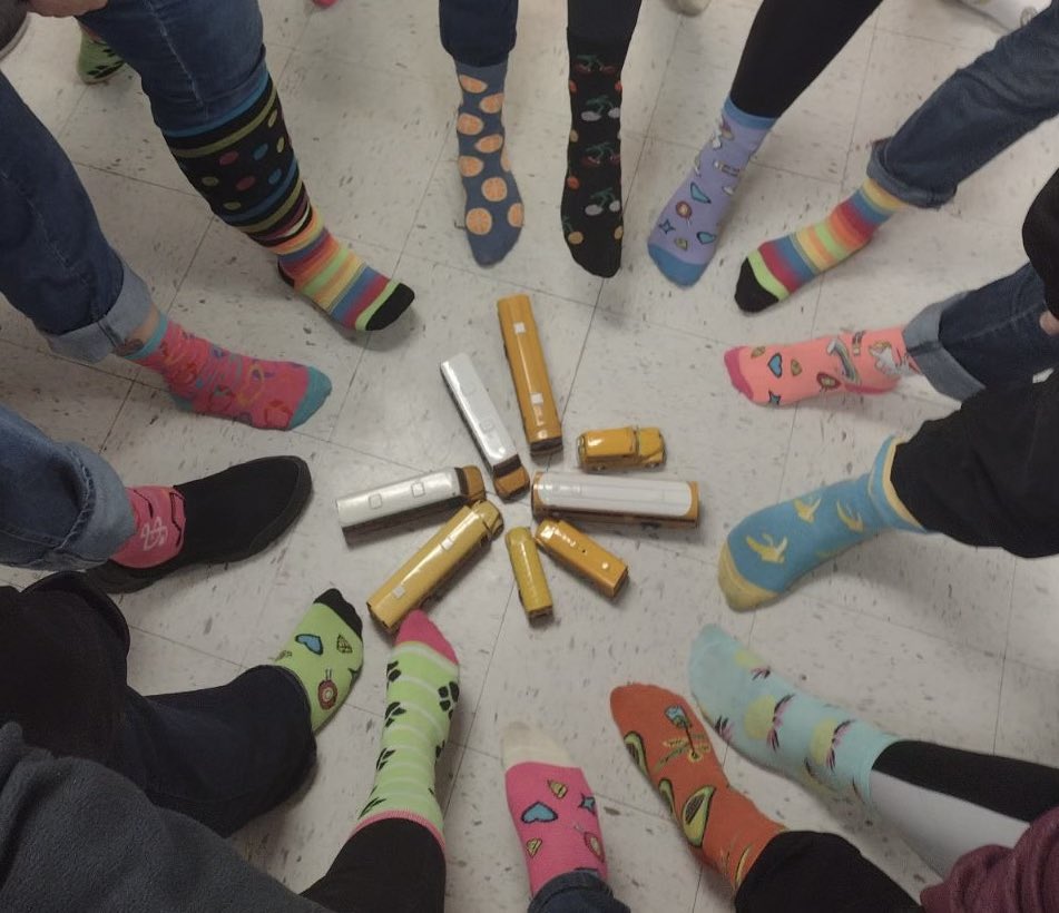 Our staff came together and raised money for the Down Syndrome Alliance of the Midlands & they got to wear some cool socks because of it! #TeamBPS