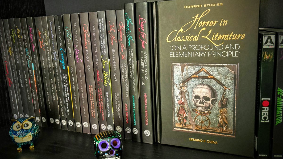 I’m delighted to announce that Edmund P. Cueva’s excellent ‘Horror in Classical Literature’ has been published in the Horror Studies series! #horror #horrorstudies #newbook