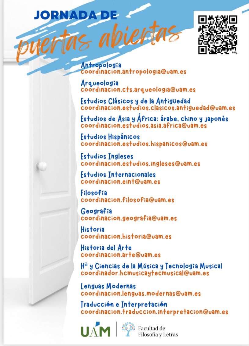 ¿Te apuntas a nuestros talleres en  la Jornada de Puertas Abiertas de la UAM?