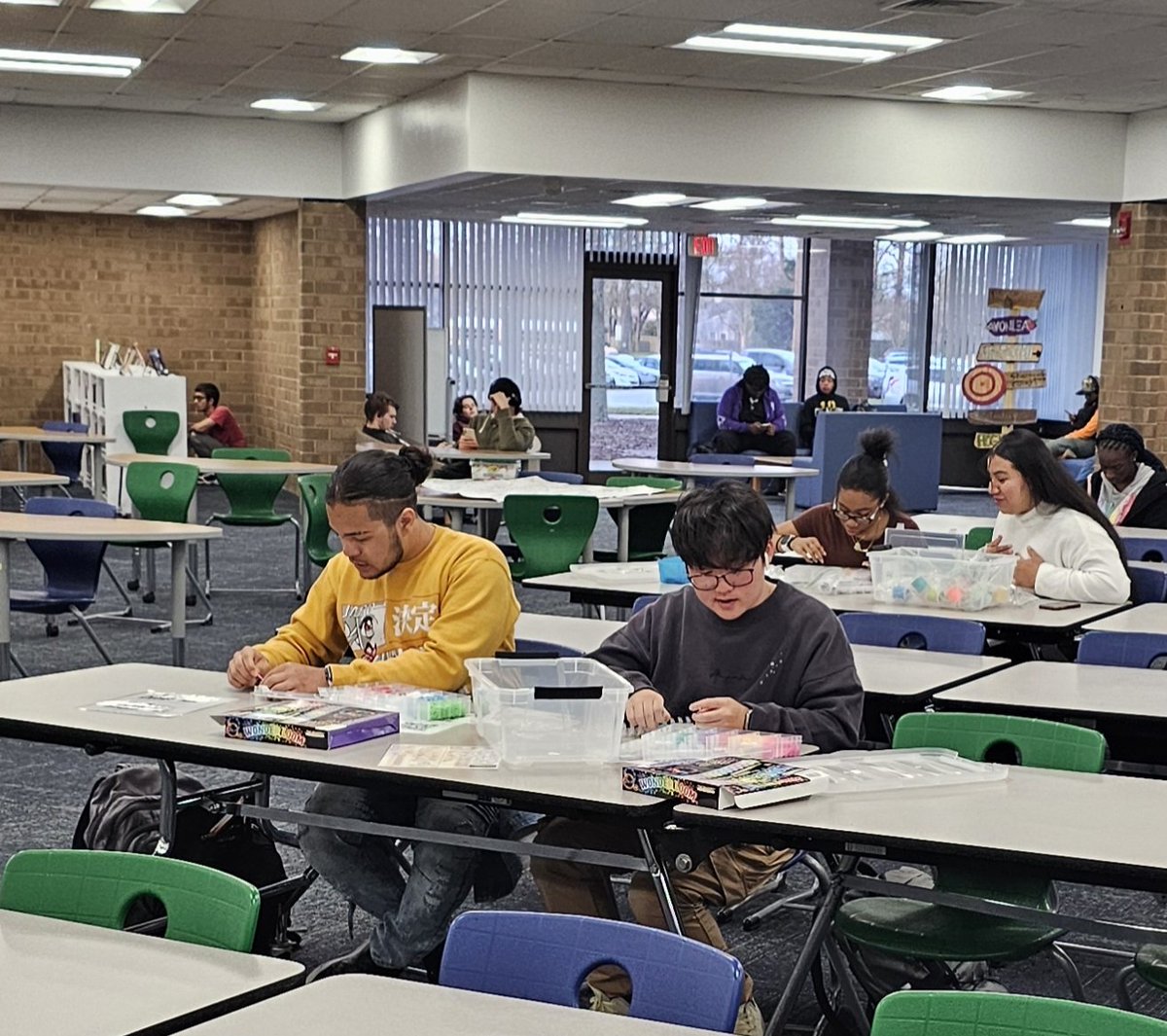 English 11 Chill Day 2024. We are decompressing after the English Writing SOLs! @BowserTennille <a href="/vblms/">Maha Elmachichi</a> <a href="/JennClementsVB/">Jennifer Clements</a> <a href="/GRHS_Stallions/">Green Run Stallions</a> <a href="/GRHSPTSA/">PTSA Green Run HS 💚💙🐎</a>