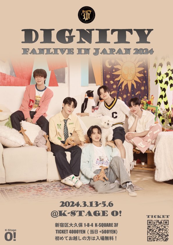 KStage_O's tweet photo. ／
 初めての方��入場無料❗️
＼

【#DIGNITY FANLIVE IN JAPAN】

🔜3/24(日)12時/20時

🎀シークレットSP衣装DAY🎀

＋🔥チェキ会追加🔥

🎪#新大久保 K-Stage O!
🗓〜5/6開催中
📸特典会&amp;フォトタイム
🌟当日券🈶ポイント制度🈶

🎫詳細
https://t.co/8cAEXulBo7

#디그니티 #ディグニティ
#PEAKTIME https://t.co/EBR0hkUQHq