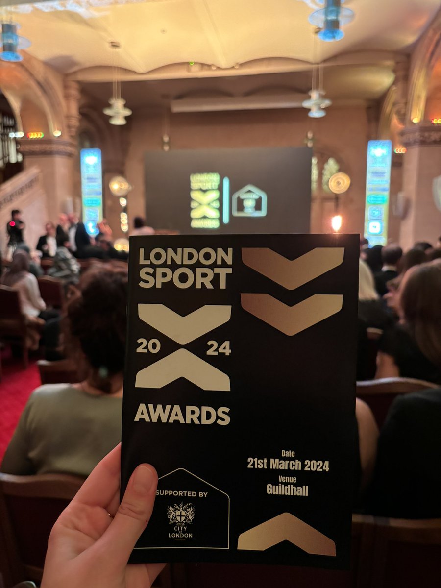 The #LondonSportAwards ✨ LOVED meeting so many brilliant people last night, doing wonderful things to change lives through the power of movement and sport ⚽️🏏🏃🏼‍♀️ Thank you @LondonSport for inviting me to such a fabulous evening ♥️ #LondonSportAwards2024 💫