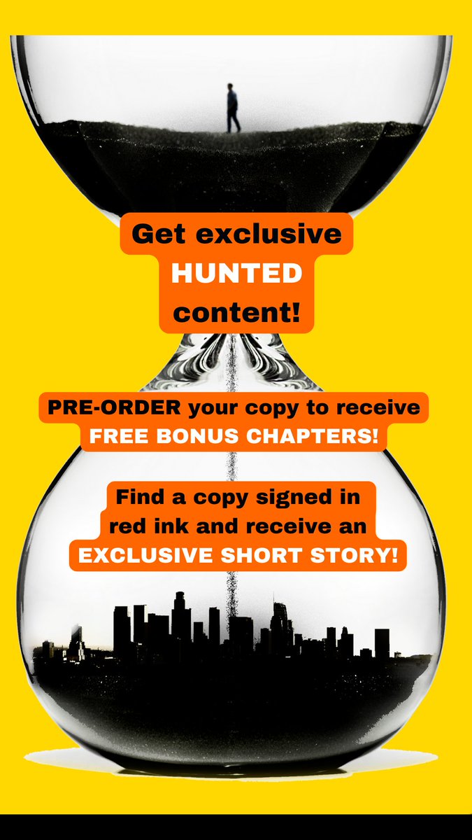 FREE BONUS STUFF KLAXON!! If you pre-order a hardback copy of HUNTED from any retailer, you'll get access to some bonus chapters online! Think of it as the director's cut. If you've already pre-ordered, you'll get access too! Find all the details here: linktr.ee/abirmukherjee