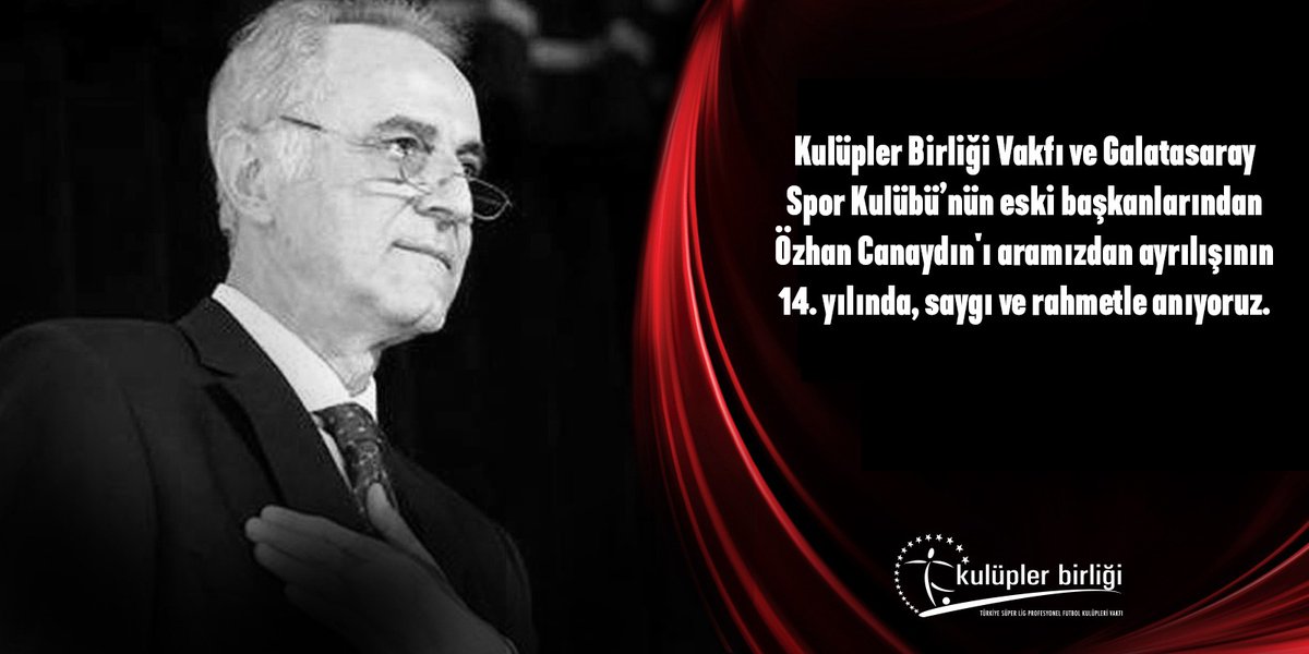 Özhan Canaydın’ı aramızdan ayrılışının 14. yılında saygı ve rahmetle anıyoruz.