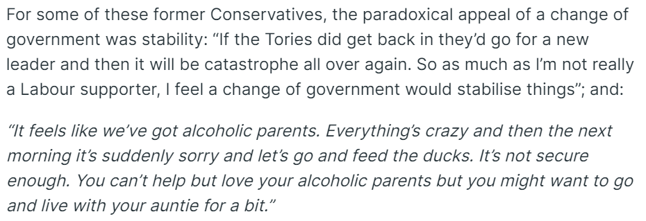 Killer quote from one participant in @LordAshcroft's Thanet and Portsmouth focus groups: conservativehome.com/2024/03/22/lor…