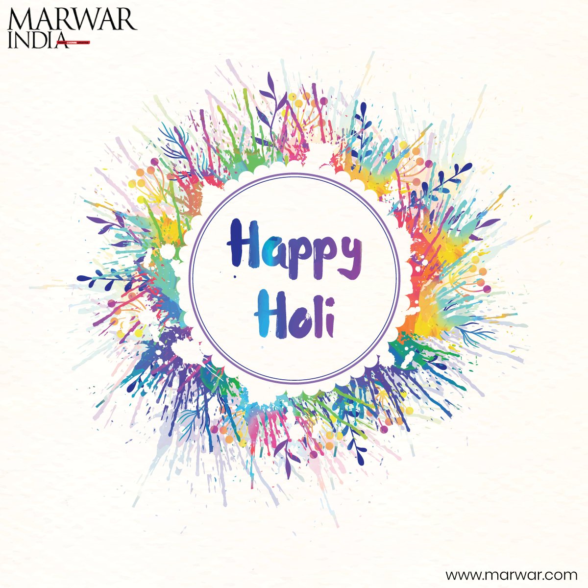Marwarmagindia's tweet photo. Happy Holi to all Marwar India Magazine readers! 🎉🌈
#Holi2024 #MarwarIndia #HoliGreetings #Celebrations #MagazineReaders #FestivalJoys https://t.co/62fhIp0Fbq