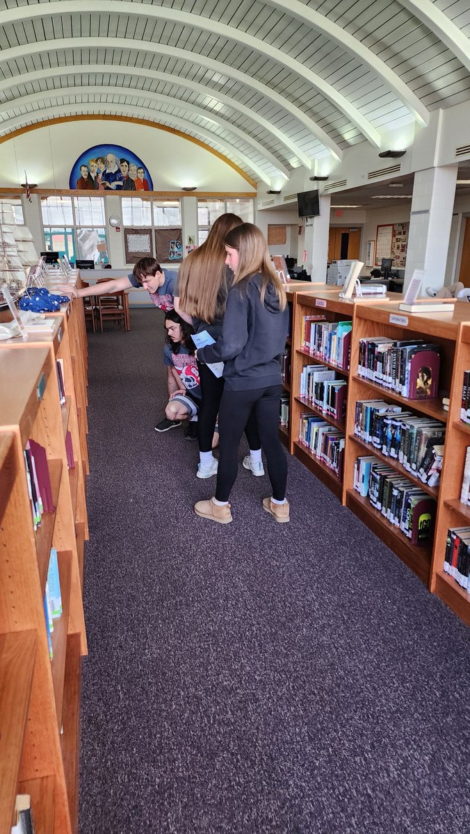 English 9 Amazing Race clue is hidden in the stacks