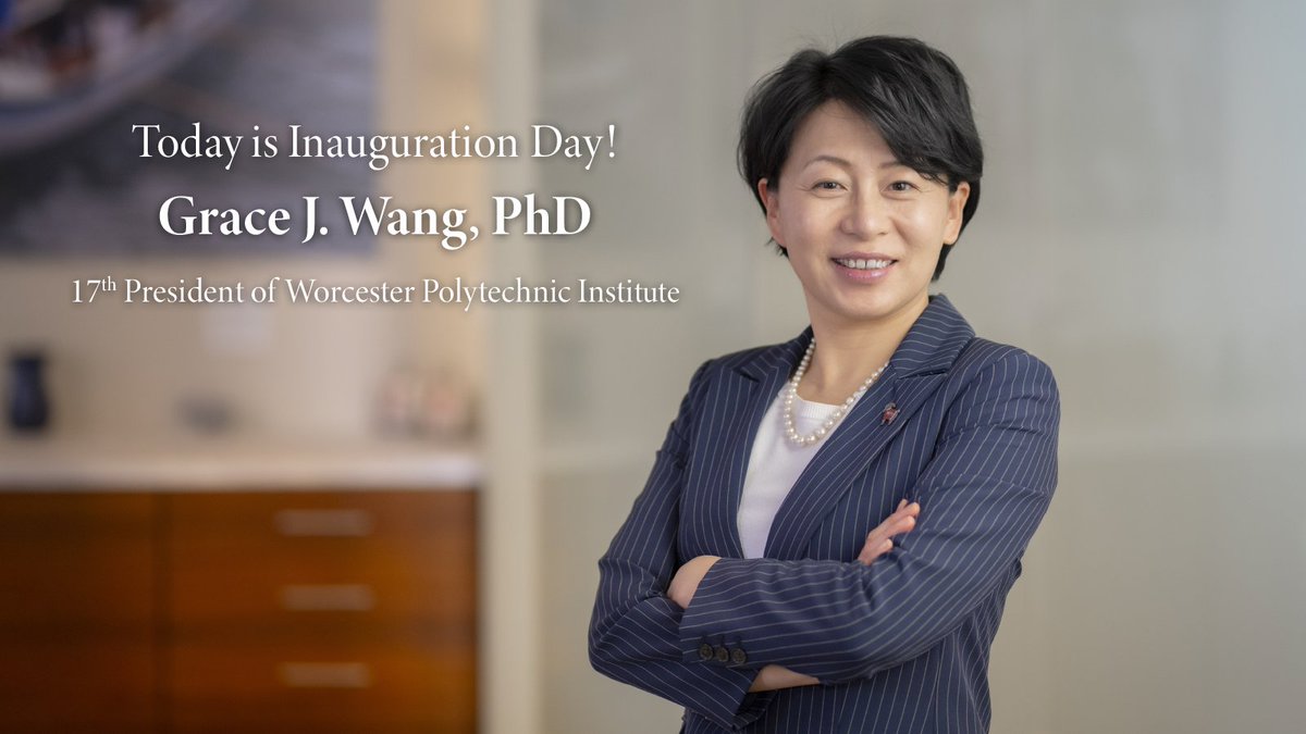 Join us in celebrating this historic occasion and wishing President Wang continued success as she leads WPI forward. #WPIInauguration