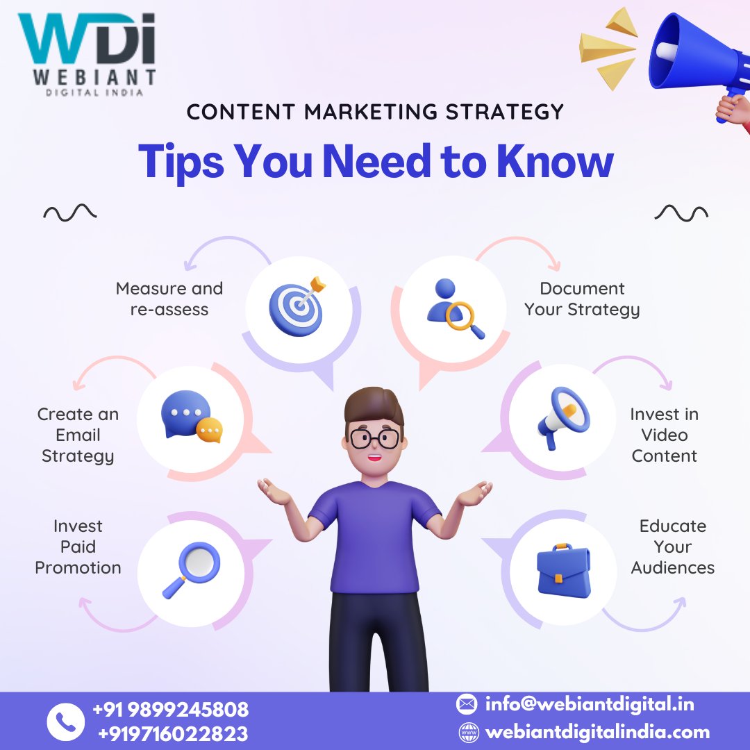 Crafting a winning content marketing strategy to captivate and engage your audience! 📝✨ . . Team- Webiant Digital India For More Details Contact :- 📷+91-9899245808, 9716022823 📷webiantdigitalindia.com #wdi #digitalmarketing #webiantdigitalindia #googleadword #leadgeneration