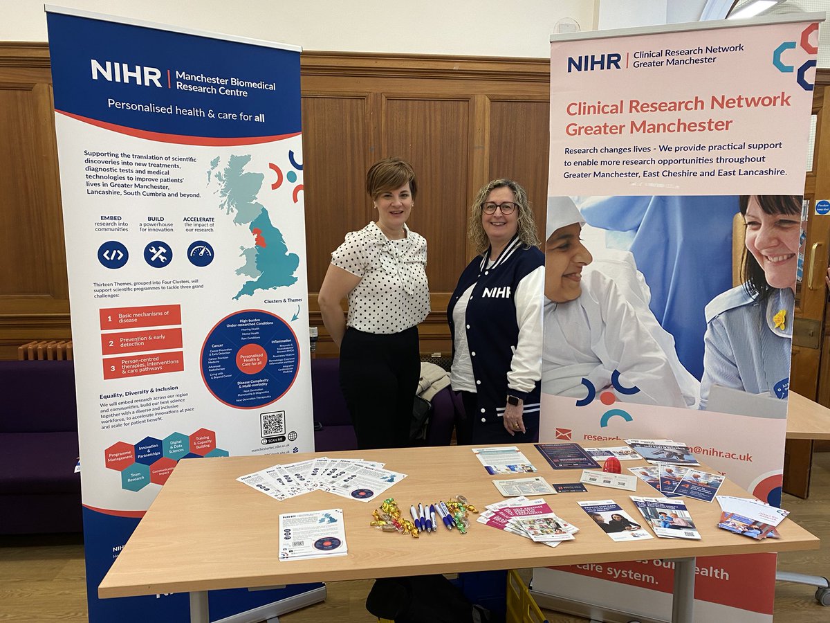 Thank you @ManchesterBRC and @NIHRCRN_gman for supporting the #NMAHPMFT24 conference today! @MFT_Research