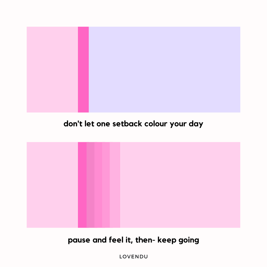 lovendu_'s tweet photo. I sometimes let one small setback affect my whole day and potentially more. I feel like any progress has been ruined and I have taken 10 steps backwards. Which is completely untrue. If I have a setback now, I try and overcome it and not let it ruin my day completely✨⁠ https://t.co/JSH9RWL8C2