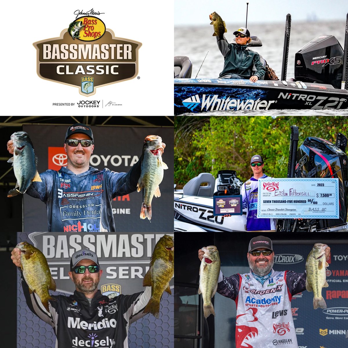 Good Luck to all our Pros competing in the @Bassmaster Classic this week on Grand Lake O' the Cherokees🏆! Featured Pro Staff: - Jay Przekurat - Timothy Dube Fishing - Easton Fothergill Fishing - Bryant Smith Fishing - Greg Hackney #StrikeKing #BassmasterClassic