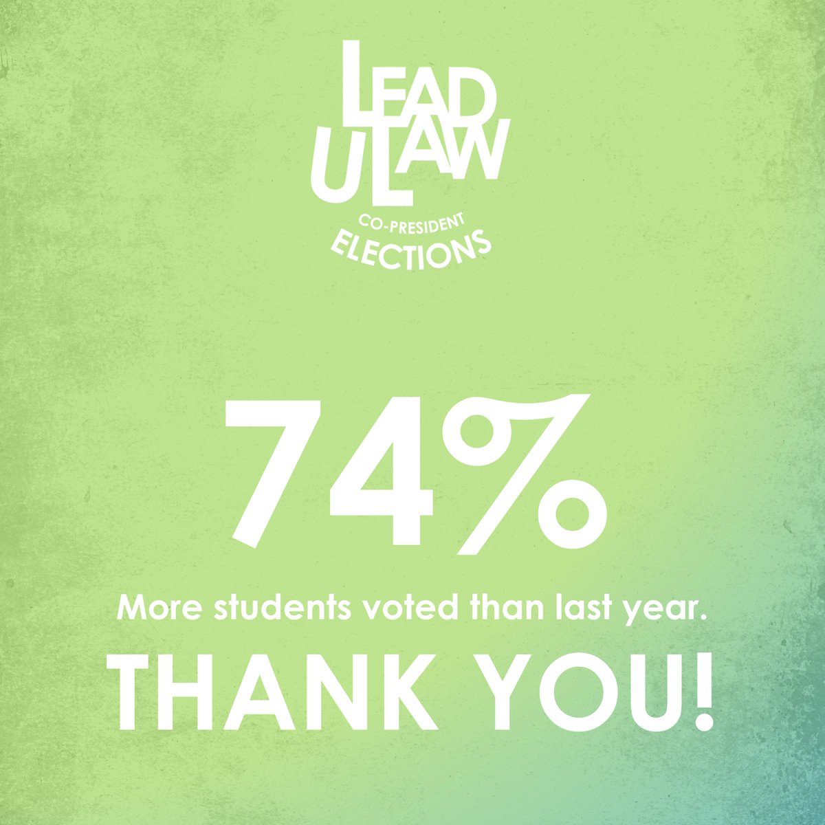 ULawStudents's tweet image. Voting has now closed!

Thank you to all the voters who took part and well done to all the candidates who have worked really hard to get their messages out.

We’ll be counting the results and contacting candidates on Monday so keep an eye out for the results soon!