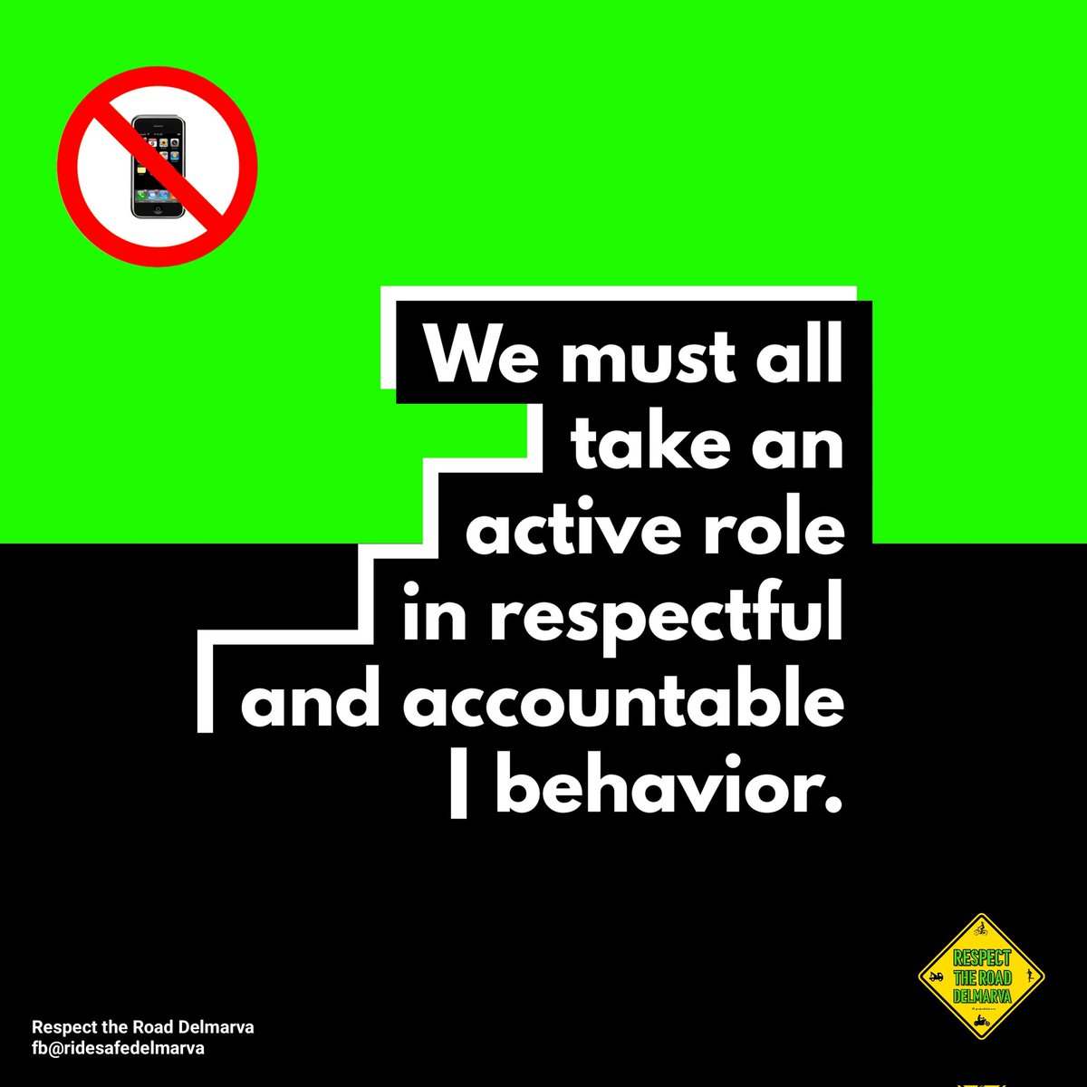 ridesafedp's tweet photo. The solution to increasing numbers of fatalities begins with us. #RoadSafety #pedestrians #cylists #bethechange https://t.co/ZpY9L29gFj