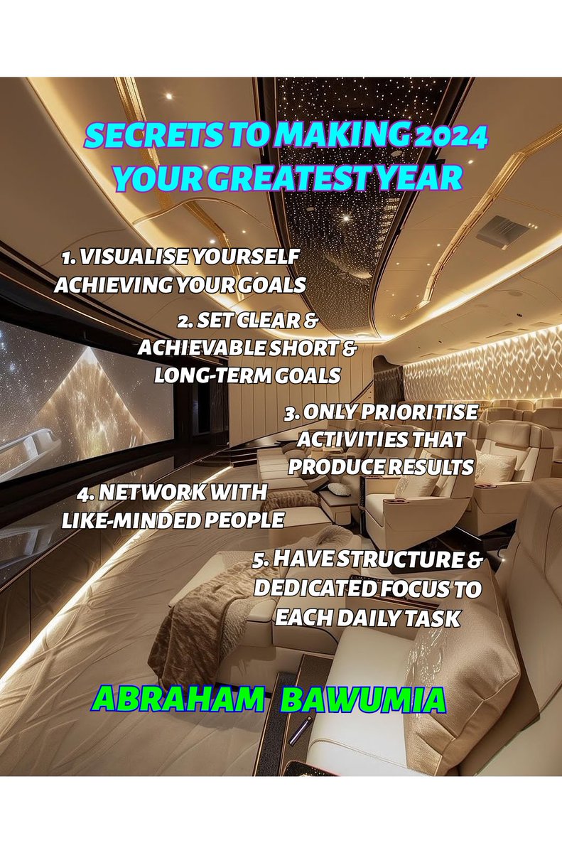 shamelesspreec's tweet photo. The Secrets to making 2024 your Greatest year🏆 #goals #successforeveryone https://t.co/78nHJTEKH2