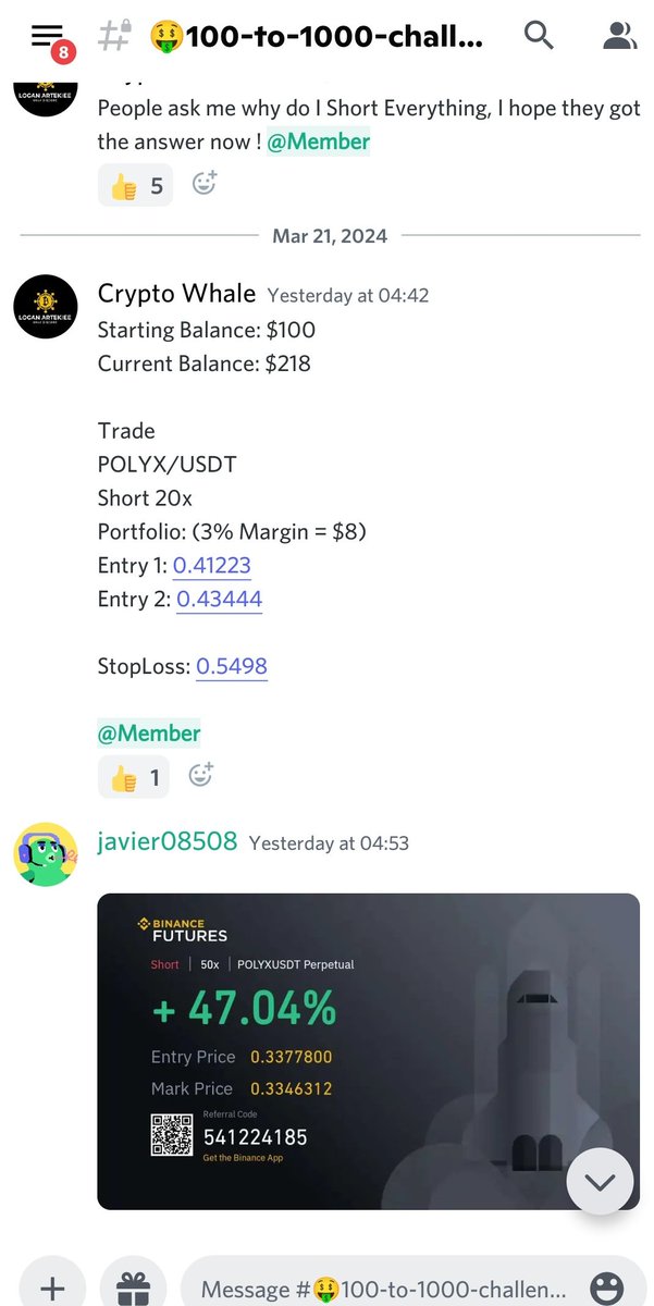 CyberPu7855's tweet photo. Starting Balance: $100
Current Balance: $225

Everything Transparent, Discord Link in the BIO #Bitcoin       #btc       #eth #EthereumETF #sol #solana #elonmusk #elon #crypto https://t.co/rSXYBrwXq2