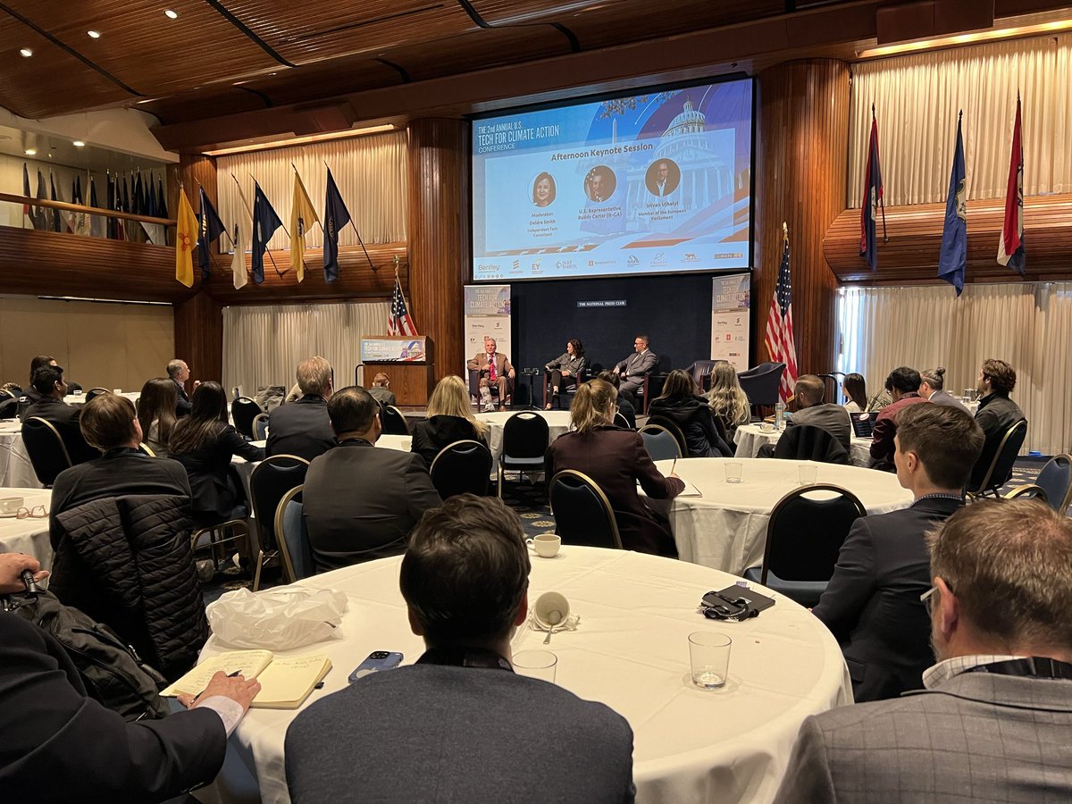 istvan_ujhelyi's tweet photo. Honored to represent the #EU at the Tech for Climate Action conference in DC alongside esteemed senators, congress members and advisors to the @JoeBiden administration. Together, let's harness the power of technology to combat climate change! #TechForClimateAction #EUinDC https://t.co/hybieEb91K