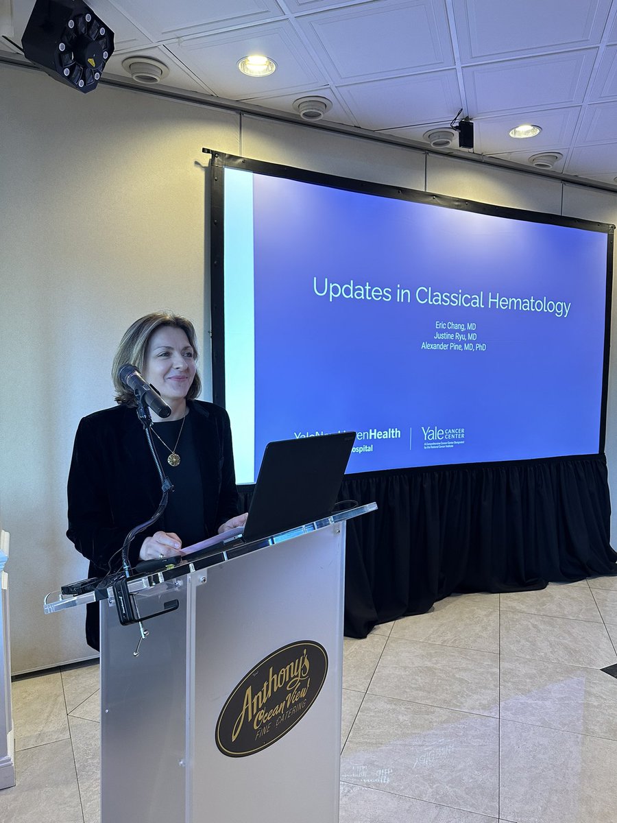 Yale Cancer Center (@yalecancer) on Twitter photo .<a href="/NataliaNeparid1/">Natalia Neparidze</a> kicks off our first in person post #ASH #CME Review in New Haven highlighting updates in classical #hematology, #lymphoma, #multiplemyeloma, #leukemia, & #cellulartherapies. <a href="/YaleHematology/">YaleHematology</a> <a href="/SmilowCancer/">Smilow Cancer Hospital</a> <a href="/YaleMed/">Yale School of Medicine</a> <a href="/YNHH/">Yale New Haven Hosp</a> .<a href="/NataliaNeparid1/">Natalia Neparidze</a> kicks off our first in person post #ASH #CME Review in New Haven highlighting updates in classical #hematology, #lymphoma, #multiplemyeloma, #leukemia, & #cellulartherapies. <a href="/YaleHematology/">YaleHematology</a> <a href="/SmilowCancer/">Smilow Cancer Hospital</a> <a href="/YaleMed/">Yale School of Medicine</a> <a href="/YNHH/">Yale New Haven Hosp</a>