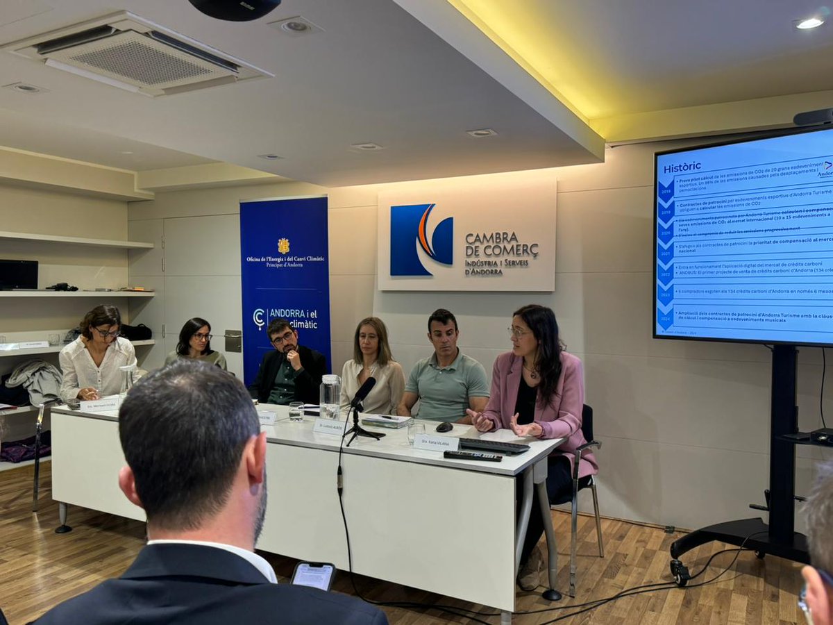 FEDA_Andorra's tweet photo. 🤝Ha estat una jornada profitosa per conèixer els interessants projectes que impulsen entitats del país i amb qui esperem col·laborar ⚡️
@accioclima @Grandvalira #Ensisa @CreandCA @MoraBanc @ordinoesviu @andorrabybus #TagSystems @famuntanyisme @andorraworld_ad #Carisma #Engas https://t.co/pOOdgHjMAJ