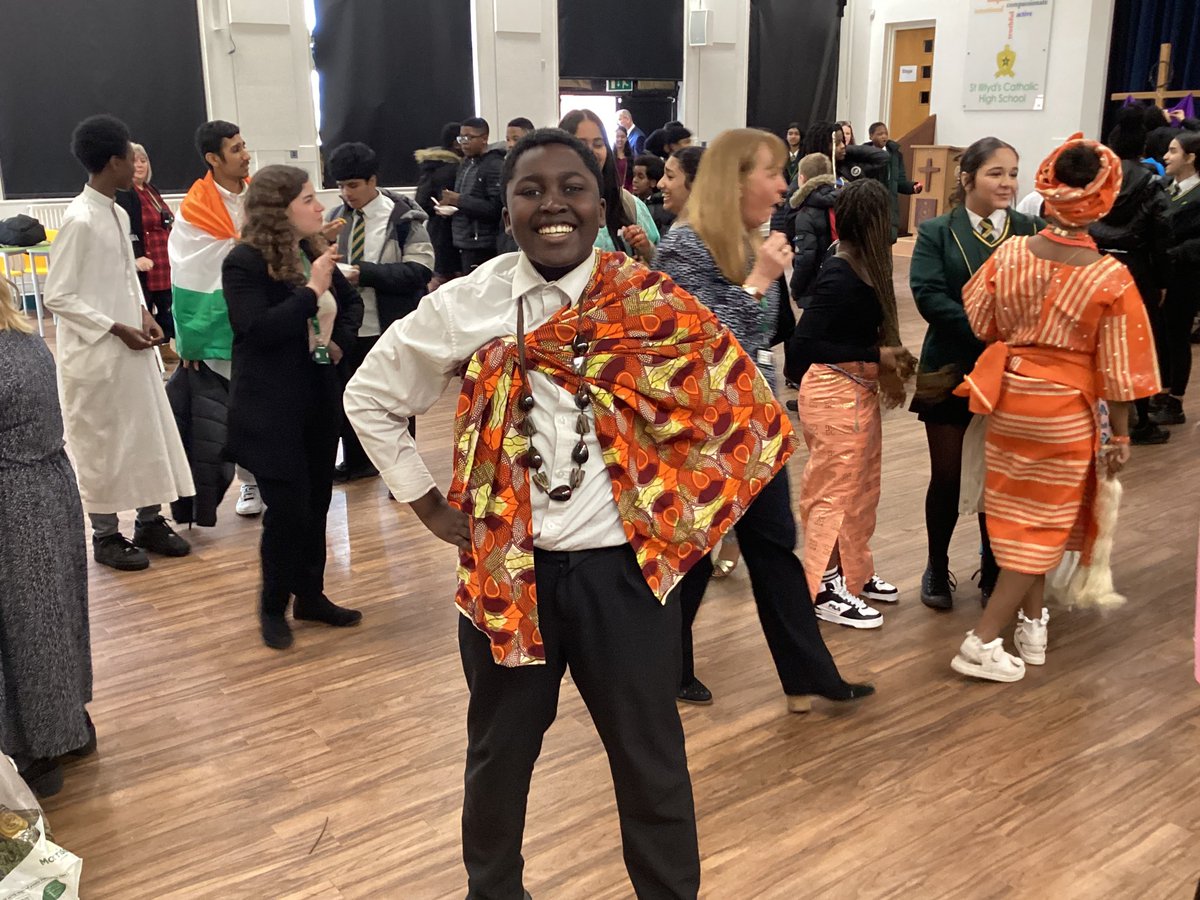 St Illtyd’s is celebrating our first ever culture day.  Pupils have planned and organised the event themselves.  Pupils have celebrated by dressing in national dress and bringing in traditional food to share.