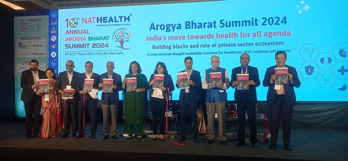 During the 10th NATHEALTH Annual Arogya Bharat Summit 2024, NABH & NATHEALTH unveiled a combined white paper- India's Blueprint for Patient Safety Excellence. With this one-of-a-kind study, NABH is furthering its efforts to strengthen leadership and governance for patient safety