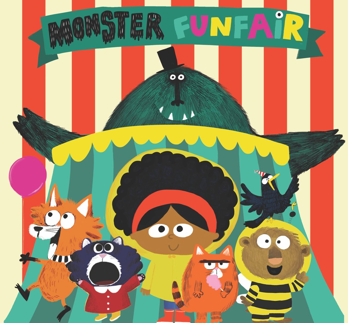 🎪 The wonderful @NadiaShireen has created Monster Funfair as @discover_story ’s next immersive world of play and storytelling! This will open on Saturday 20 July and tickets will go on sale at the end of April and will add fun into the summer holidays for everyone aged 0-8! 🎪