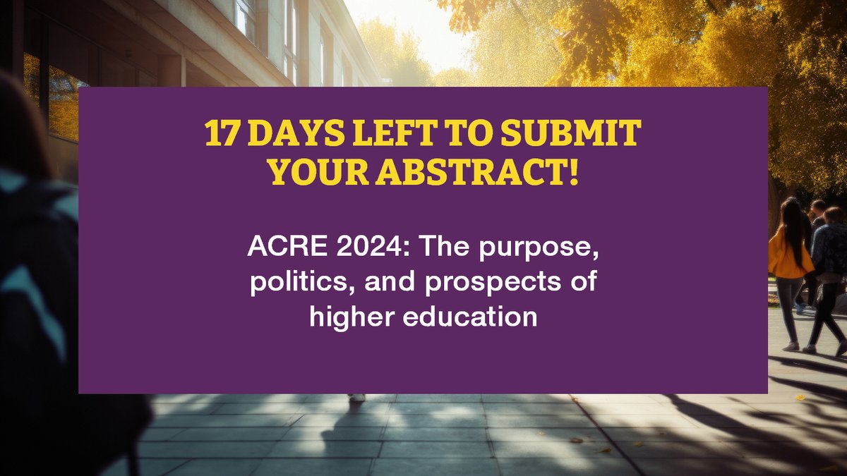 Join us in June and share your #EducationResearch with at our annual conference #ACRE2024 Find out more: ehu.ac.uk/acre2024 @DrNaomiHodgson @HVJOK @DavidAAldridge @KarenMBoardman @ddubdrahcir