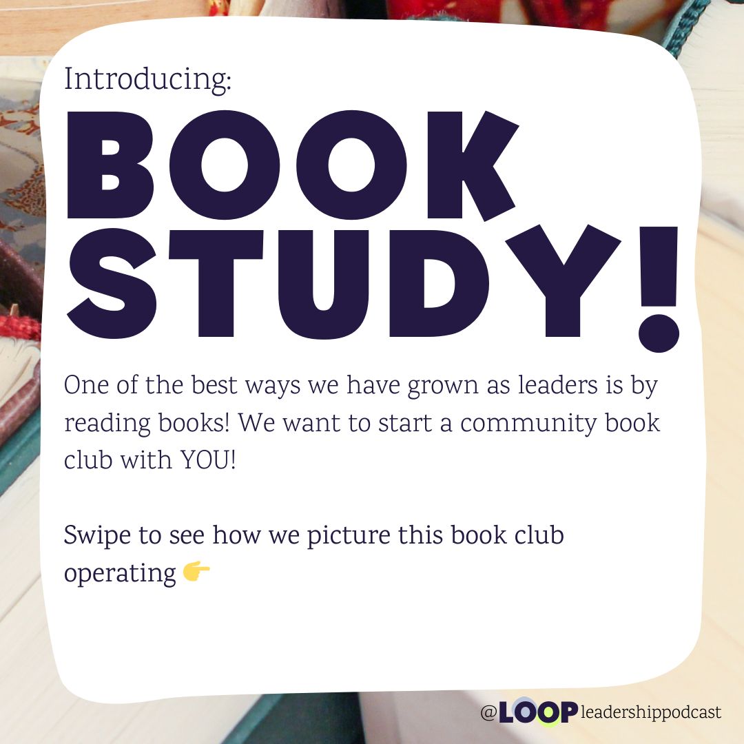 LoopLeadership's tweet image. Another new series?! Yes!

Announcing the LOOP Book Study! 

We can't wait to read together!! 

#leadership #podcast #business #entrepreneur #inspiration #goals #leadershipdevelopment   #growth #education #management #instagood #bookclub #bookstudy #Oprah